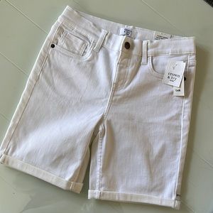 Youth White Shorts